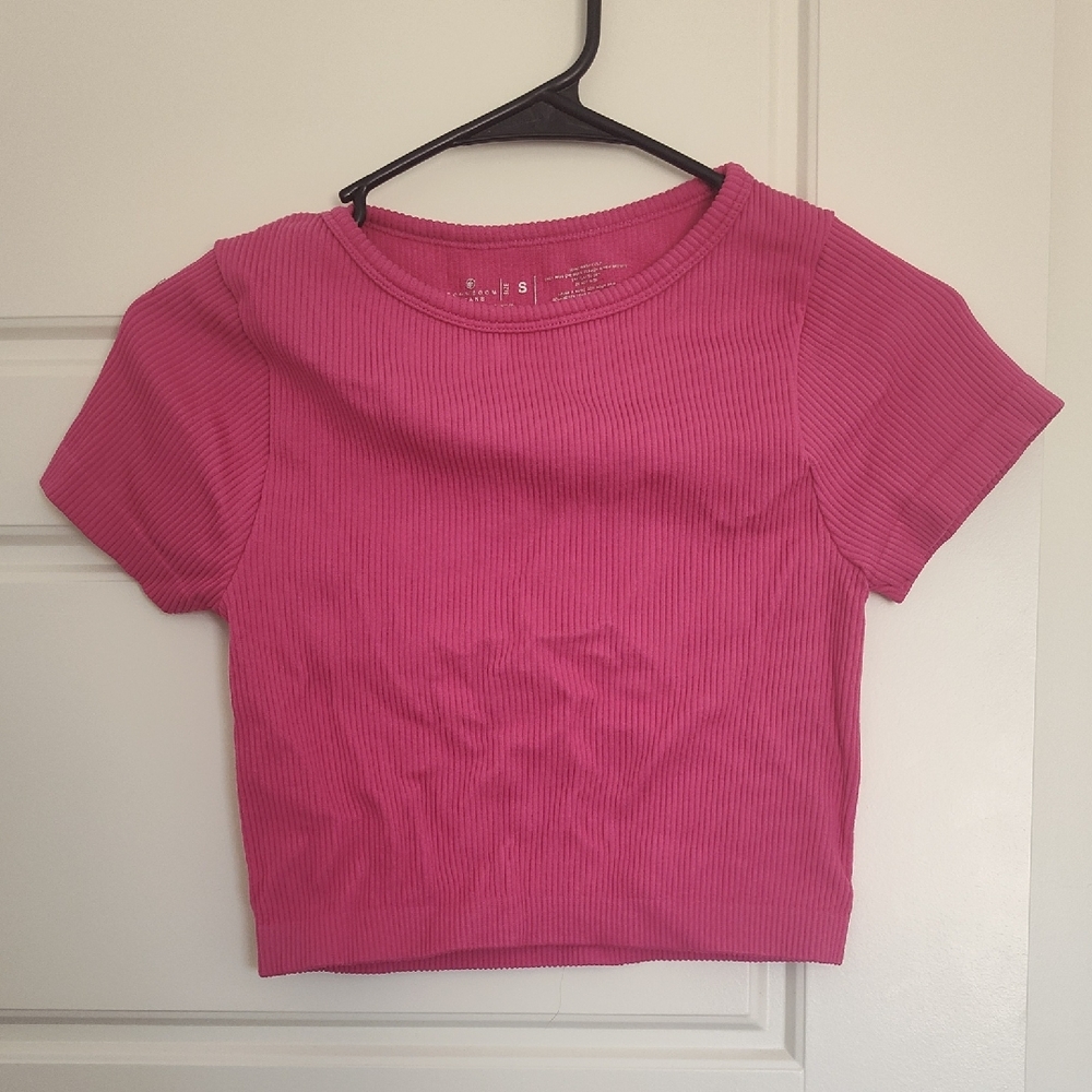 Boom Boom Jeans Pink Crop Top